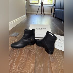 LK Bennett Black Leather Ankle Boots